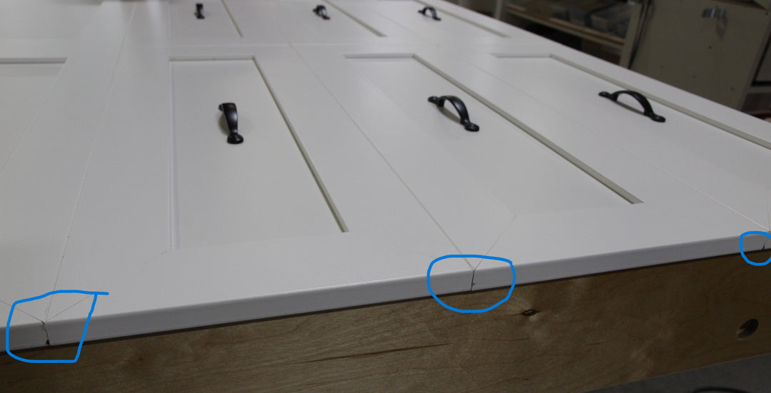 Dresser Cabinet Face Murphy Bed Queen Melamine Classic White Discounted (VQMEL108-CW)