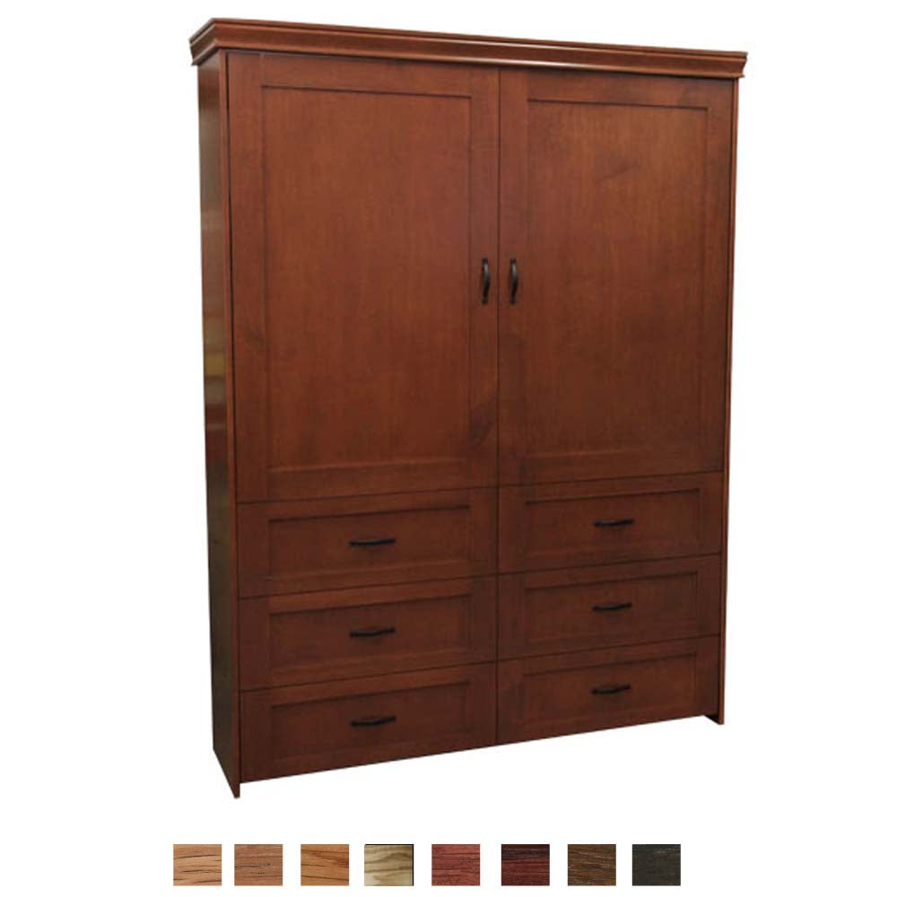 Vertical Wood Dresser Cabinet Face - V108 