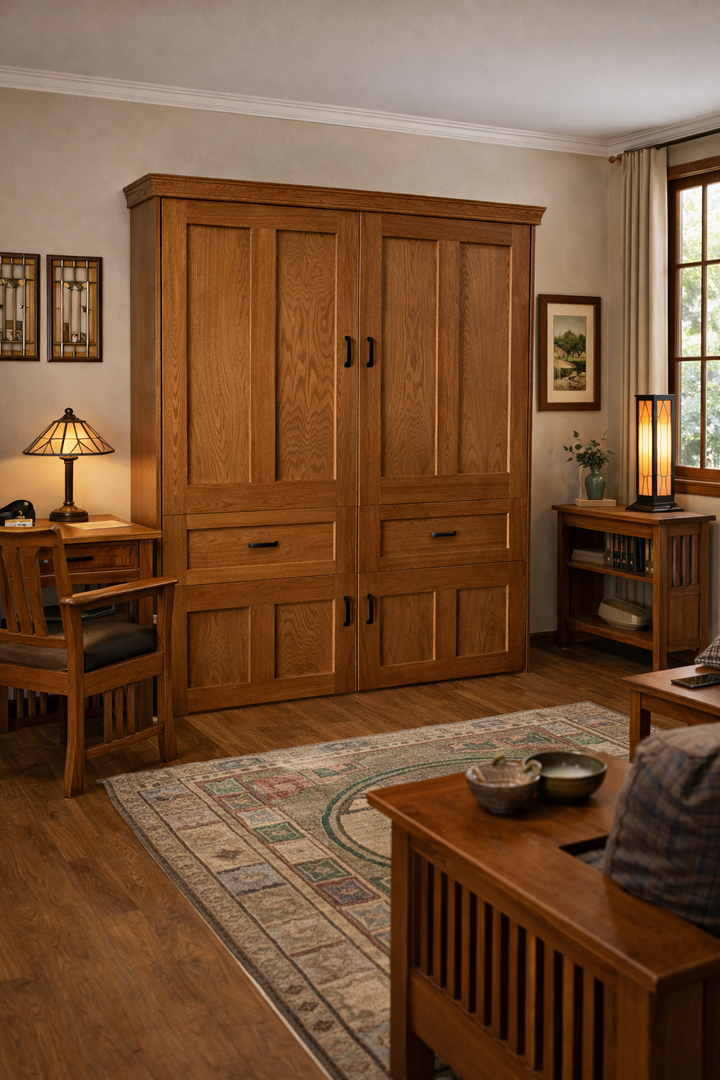 Vertical Wood Mission Face - V106