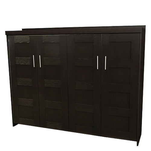 Lake View Face Murphy Bed Horizontal **FULL** Oak Espresso Stain Discounted 