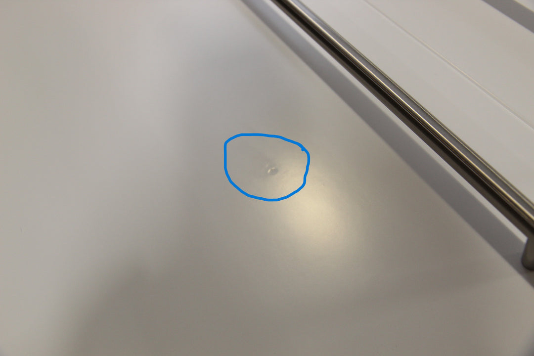 Flat Face Murphy Bed Vertical Queen Maple Painted White Discounted (VQ100-M-PW)