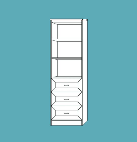 Horizontal Melamine HC304 The Bedder Way Co