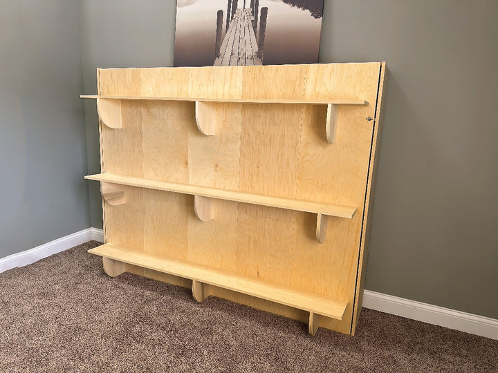 Natural Maple Finished Horizontal YouLift DIY Murphy Bed