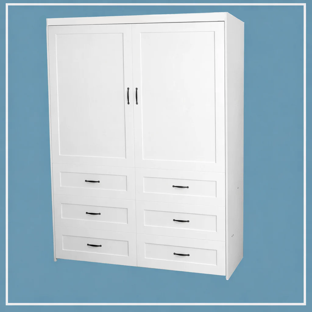 Vertical Melamine Dresser Cabinet Face