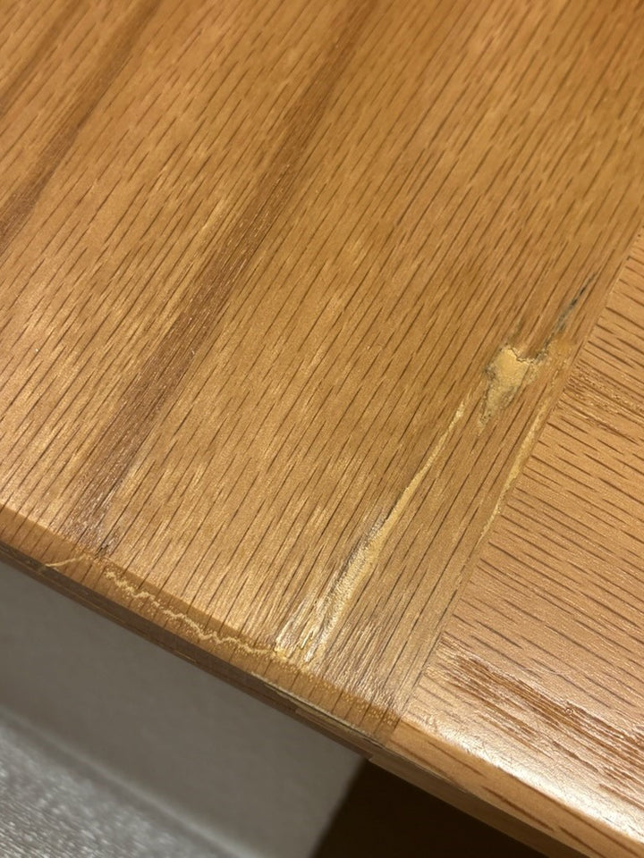 Lake View Face Murphy Bed Vertical Queen Oak Hazelnut Stain Discounted (VQ122-O-HN)