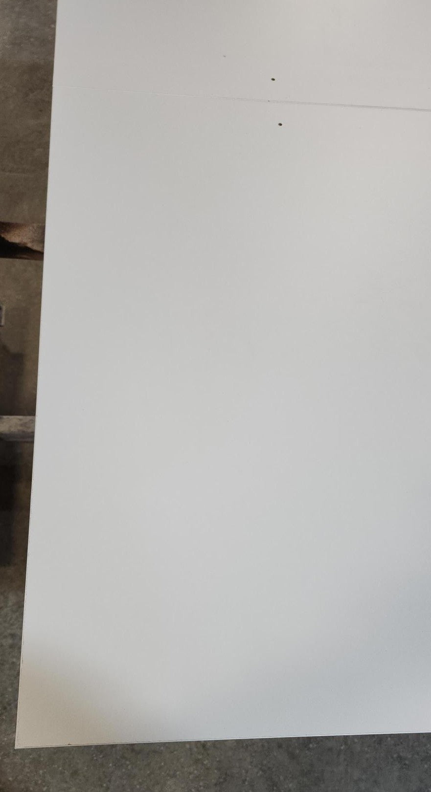 Flat Face Murphy Bed Vertical Queen Melamine Classic White Discounted (VQMEL100-CW)