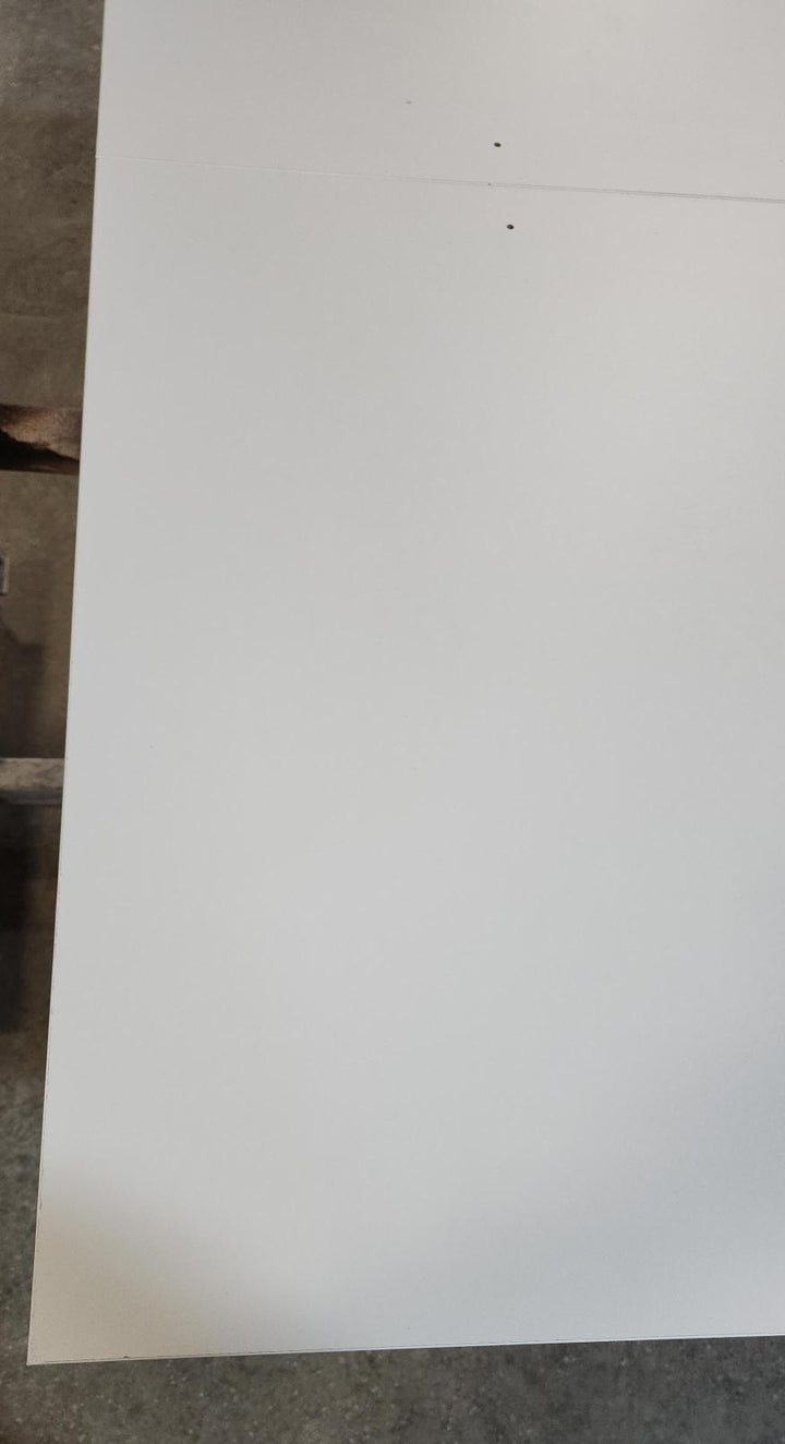 Flat Face Murphy Bed Vertical Queen Melamine Classic White Discounted (VQMEL100-CW)